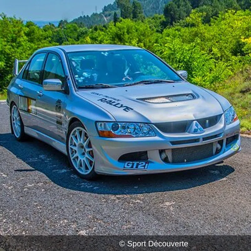 Baptême de Pilotage Rallye en Mitsubishi Lancer Evo à Alès