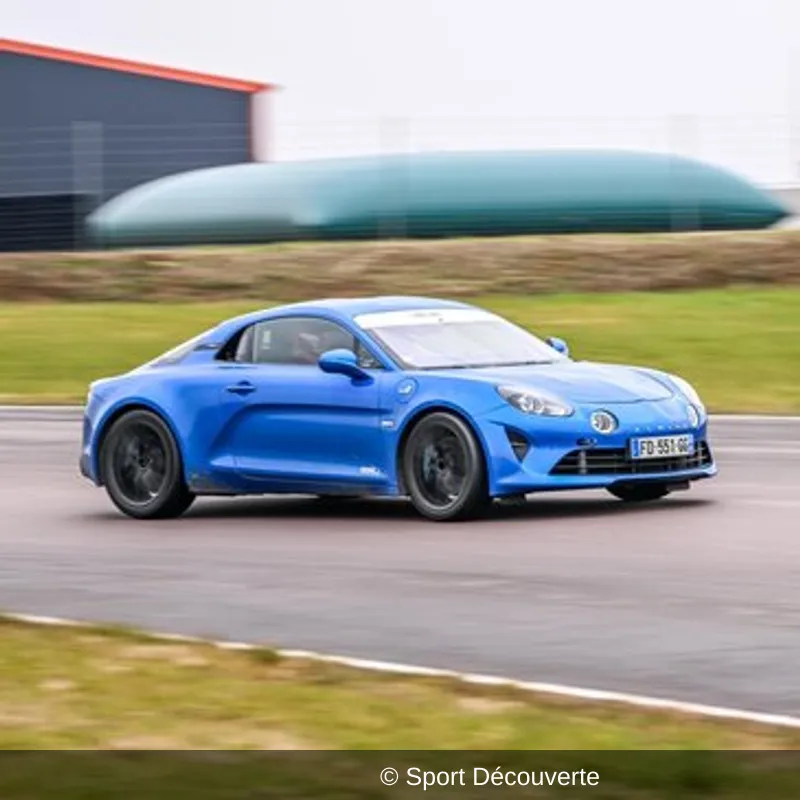 Baptême en Alpine A110 - Circuit de Mirecourt