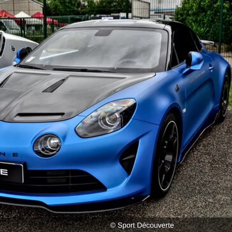 Baptême en Alpine A110 R sur le circuit de Mireval