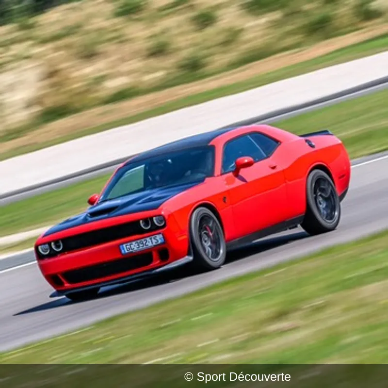 Baptême en Dodge Challenger - Circuit de Mirecourt