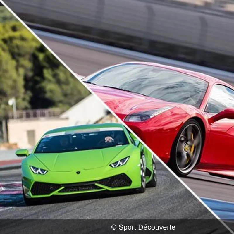 Baptême Multisportives 4 Autos sur le circuit du Castellet