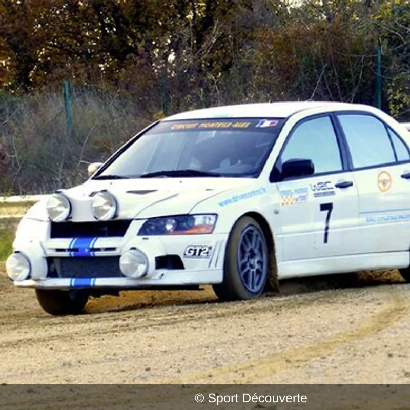 Baptême Rallye en Mitsubishi sur le circuit de Monteils