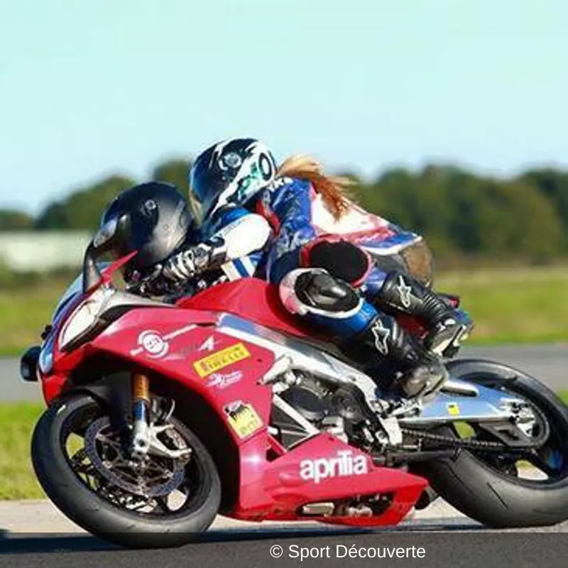 Baptême Sensations en Moto Aprilia à Alès