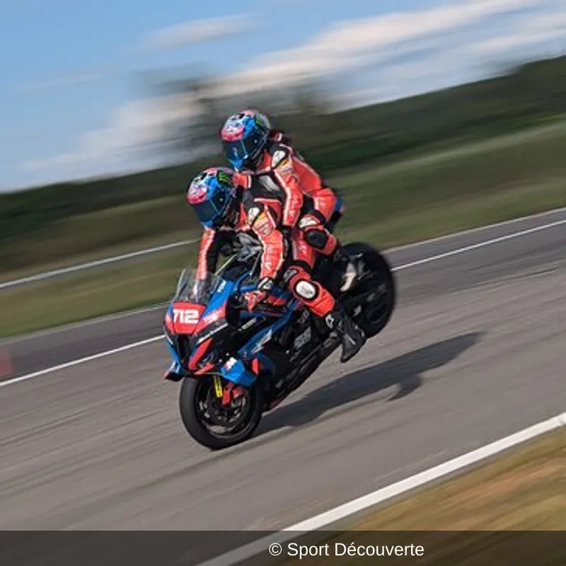 Baptême Sensations Moto en BMW S 1000 RR sur le circuit de Mirecourt