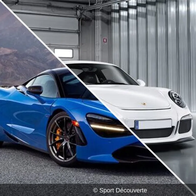 Coffret Pilotage 2 Autos sur le circuit de Lédenon