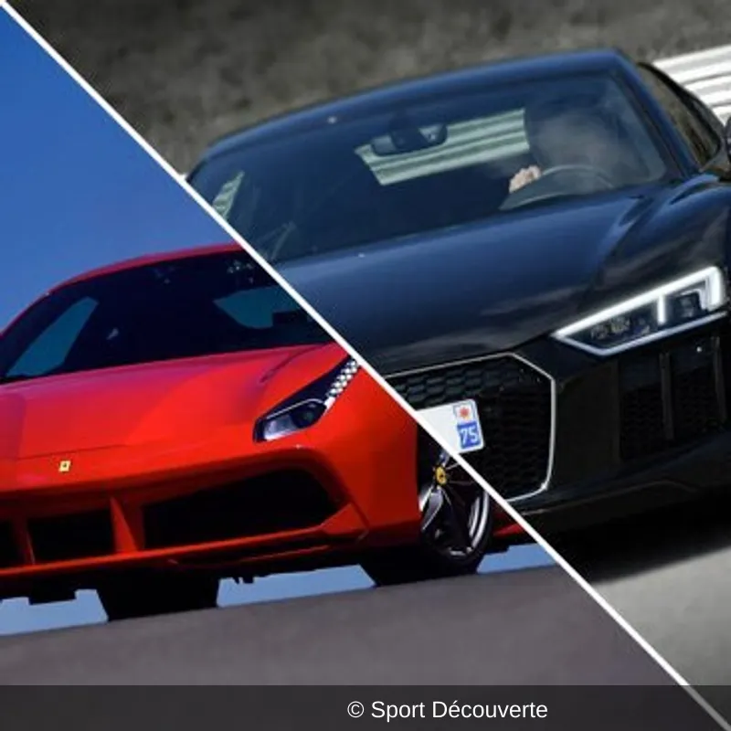 Coffret Pilotage 2 Autos sur le circuit du Laquais