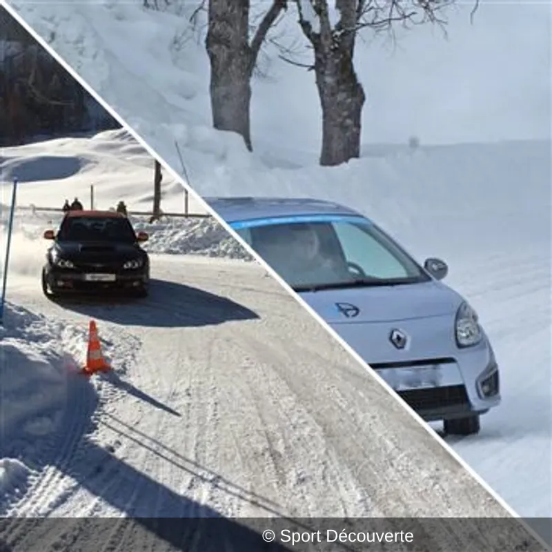 Coffret Pilotage 3 Autos sur Glace à Tignes