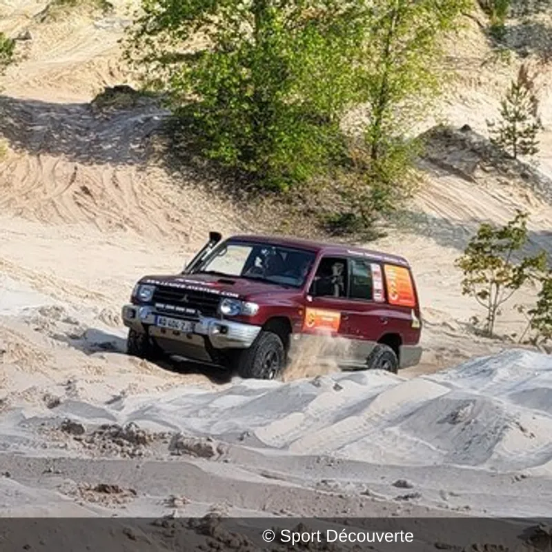 Coffret Pilotage 4x4 dans le Sable près de Bordeaux