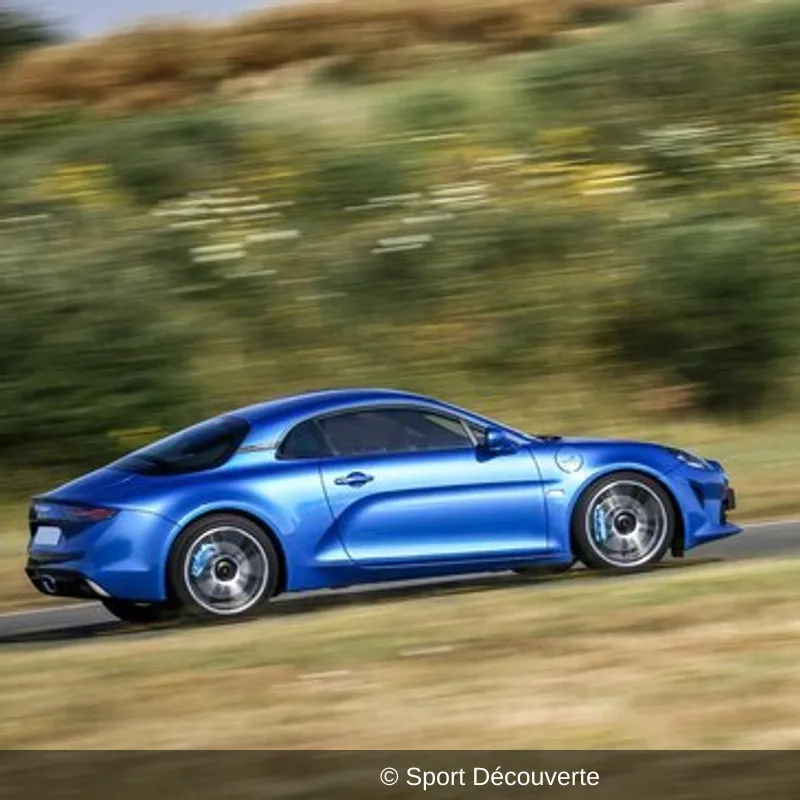 Coffret Pilotage Alpine A110 sur le circuit de Clastres