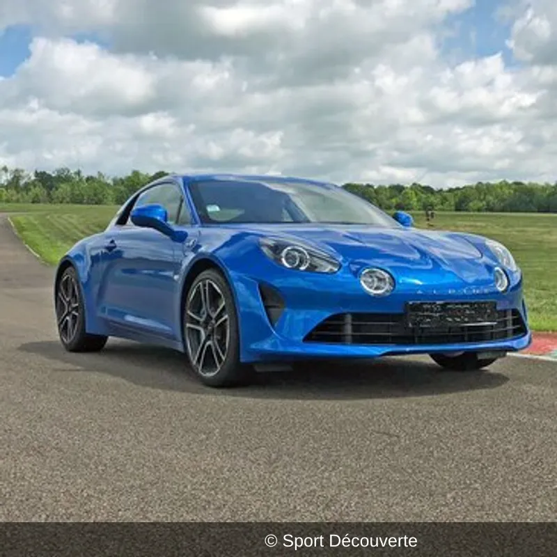 Coffret Pilotage Alpine A110 sur le circuit de Mettet