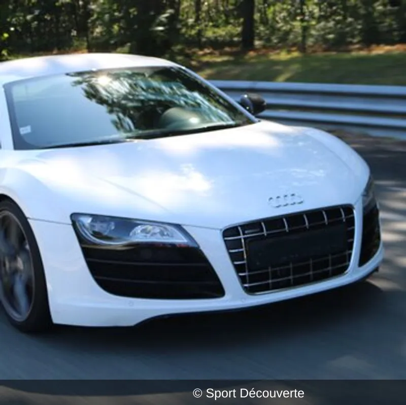 Coffret Pilotage Audi R8 V10 sur le Circuit de Bresse