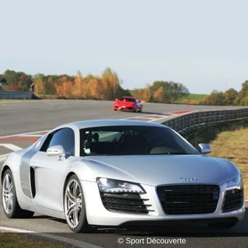 Coffret Pilotage Audi R8 V10 sur le Circuit de Pau-Arnos