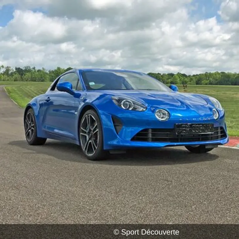 Coffret Pilotage en Alpine A110 sur le circuit des Ecuyers