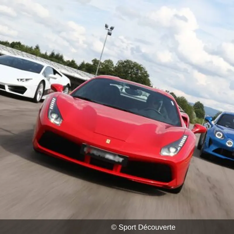 Coffret Pilotage en Ferrari 488 GTB sur le circuit de Chambley