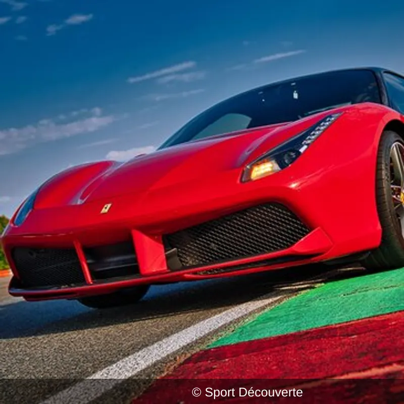 Coffret Pilotage Ferrari 488 GTB sur le circuit d’Alès