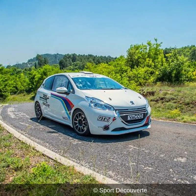 Coffret Pilotage Rallye en 208 Racing Cup à Alès