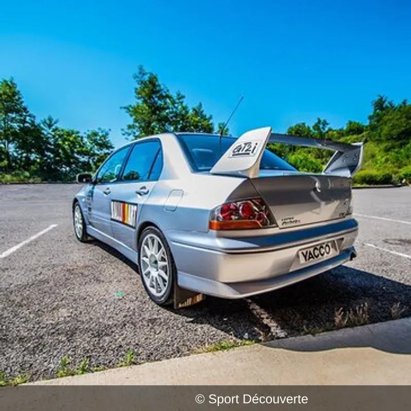 Coffret Pilotage Rallye en Mitsubishi Lancer Evo à Alès