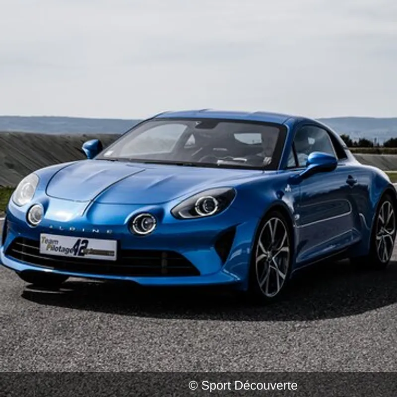 Pilotage Alpine A110 sur le circuit d’Andrézieux