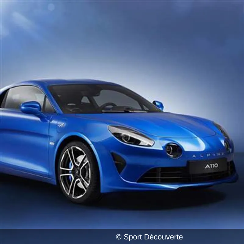 Pilotage Alpine A110 sur le circuit de Lédenon