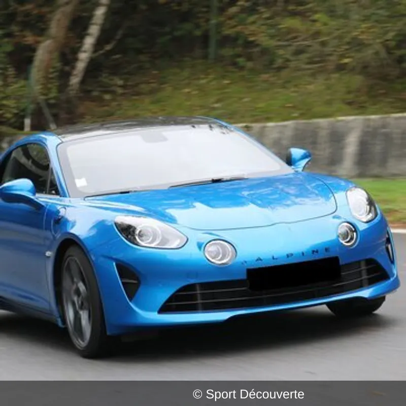 Pilotage Alpine A110S sur le circuit de Folembray