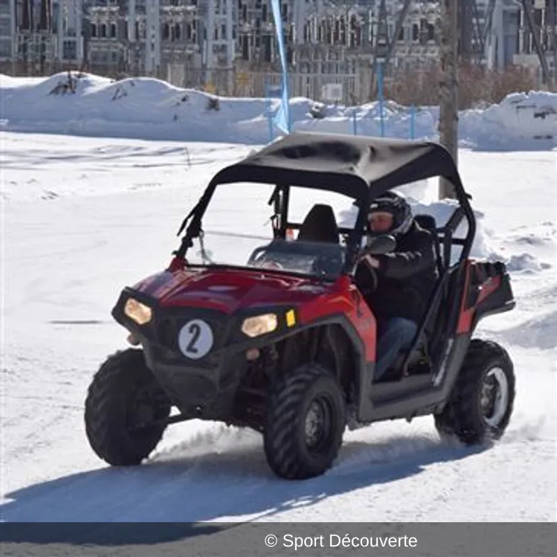 Pilotage Buggy et Quad sur Glace à Tignes