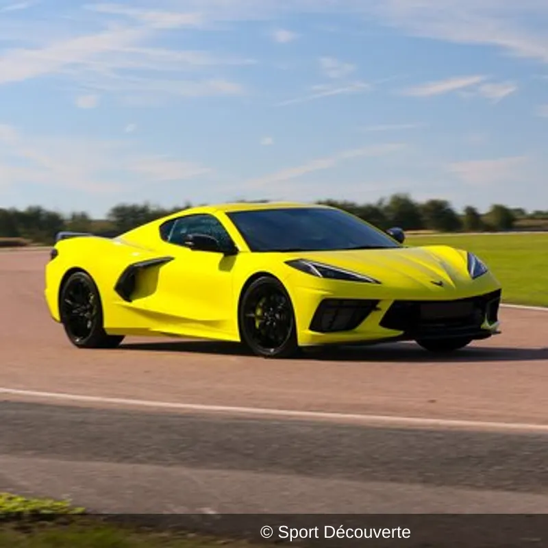 Pilotage Corvette C8 sur le circuit de l’Auxois-Sud