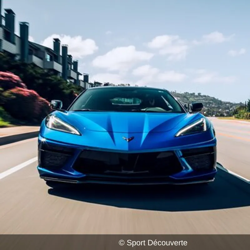 Pilotage Corvette C8 sur le circuit de Mireval