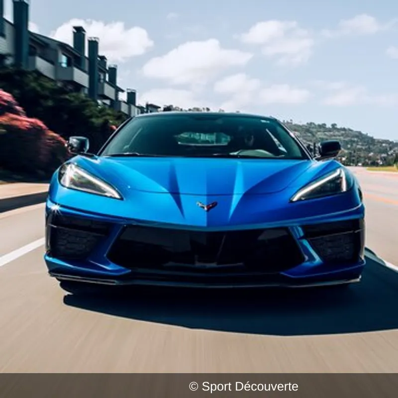 Pilotage Corvette C8 sur le circuit du Luxembourg