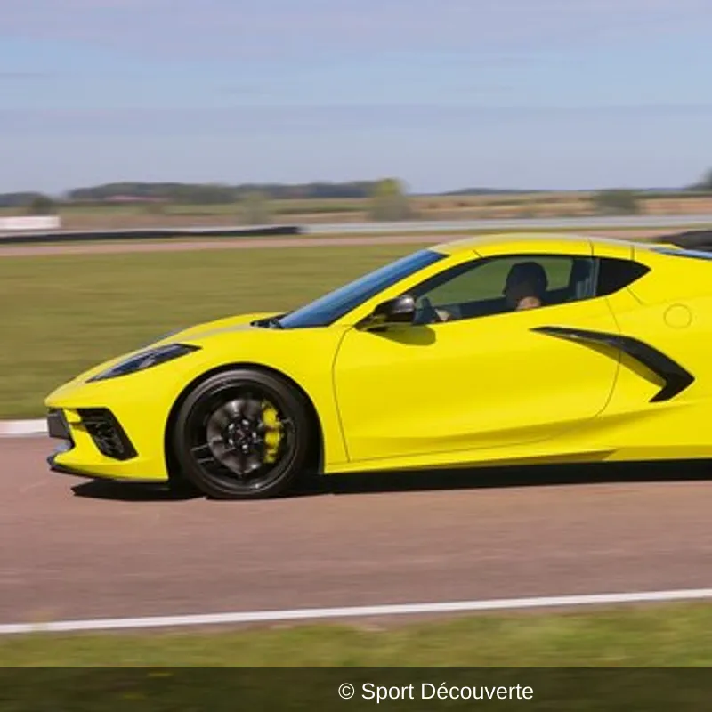 Pilotage Corvette C8 sur le circuit du Mas du Clos