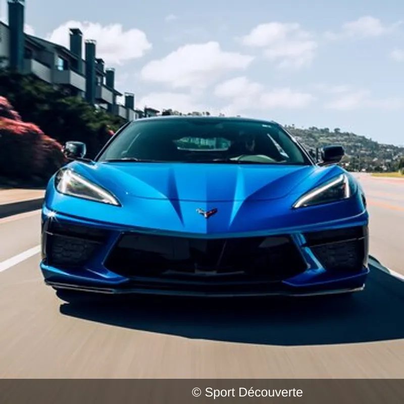 Pilotage Corvette C8 sur le circuit Paul Ricard au Castellet