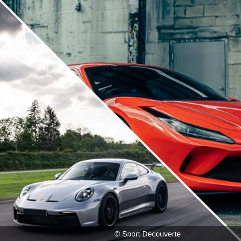 Pilotage Duo Ferrari Porsche sur le circuit de l’Anneau du Rhin