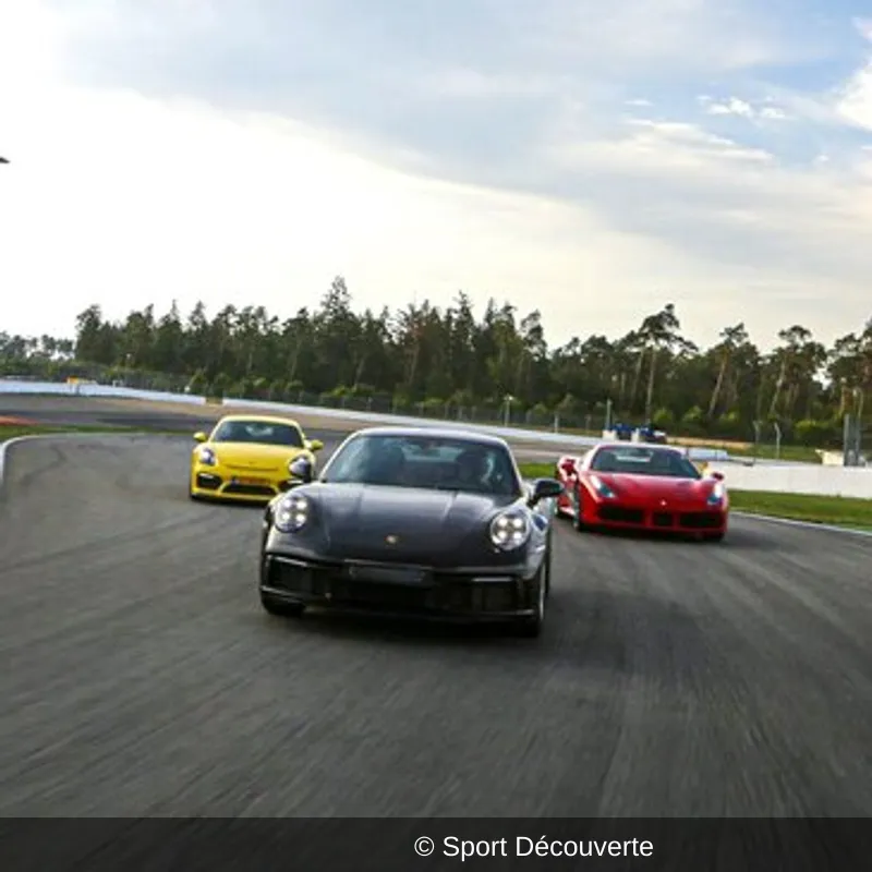 Pilotage Duo Porsche Ferrari sur le circuit de Chambley