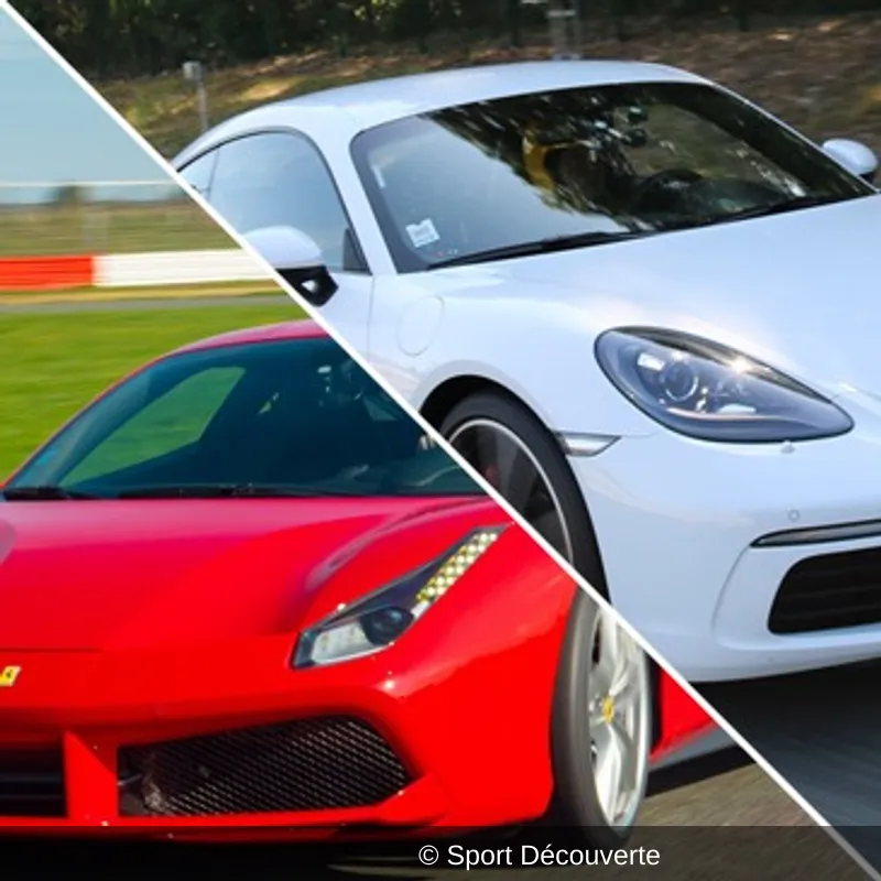 Pilotage Duo Porsche Ferrari sur le circuit de l’Auxois-Sud