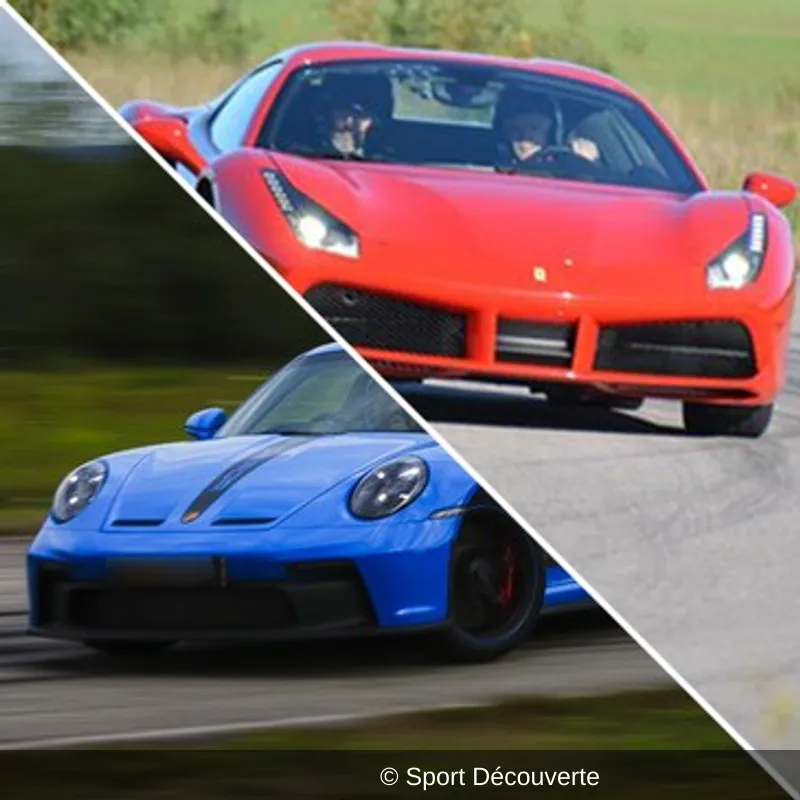 Pilotage Duo Porsche Ferrari sur le circuit de Mettet