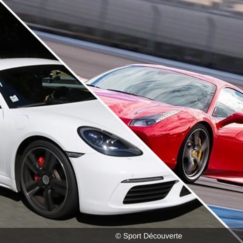 Pilotage Duo Porsche Ferrari sur le circuit de Nogaro Piste Compétition
