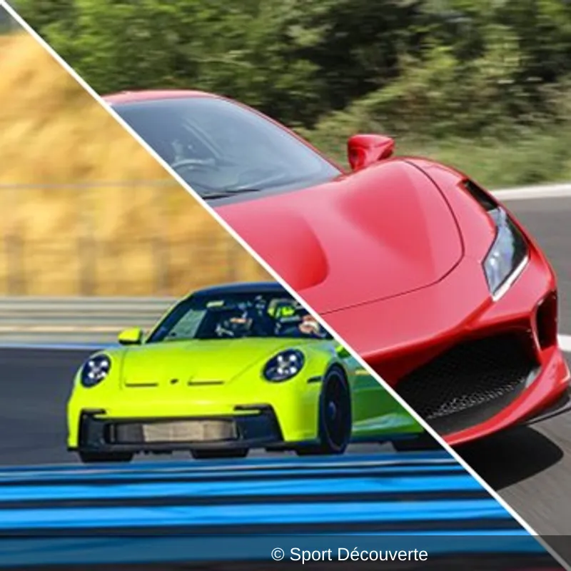 Pilotage Duo Porsche Ferrari sur le circuit du Luxembourg