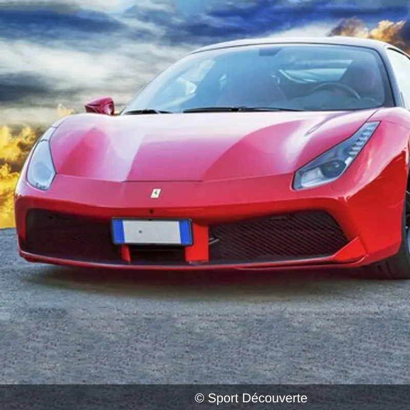 Pilotage Ferrari 488 GTB sur le circuit de Pouilly-en-Auxois