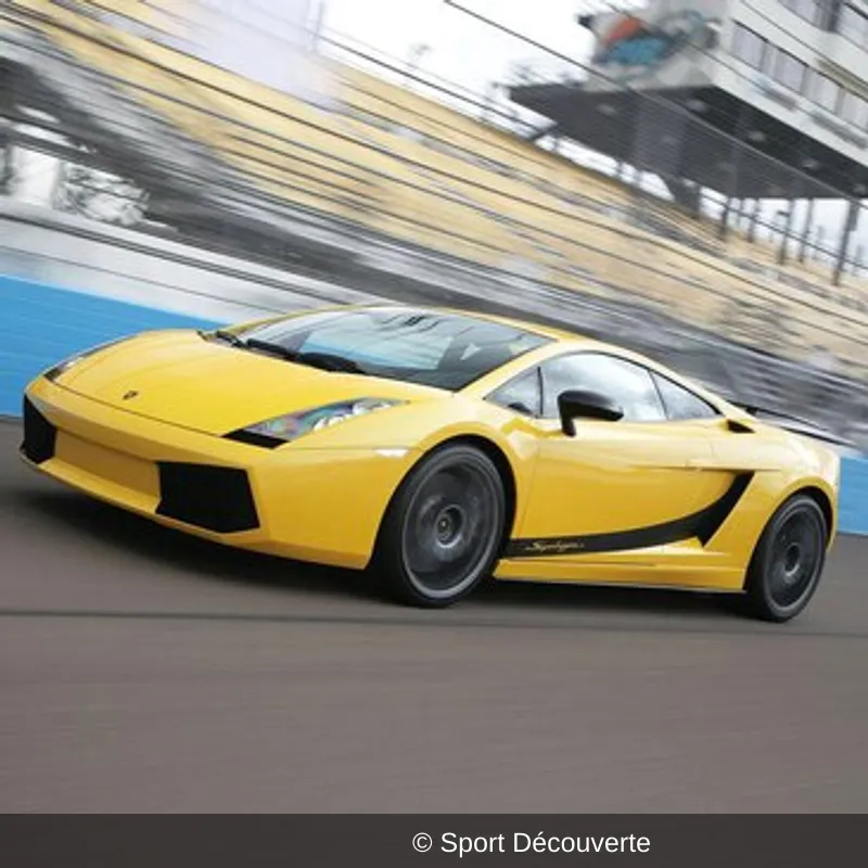 Pilotage Lamborghini Gallardo sur le circuit de Lédenon