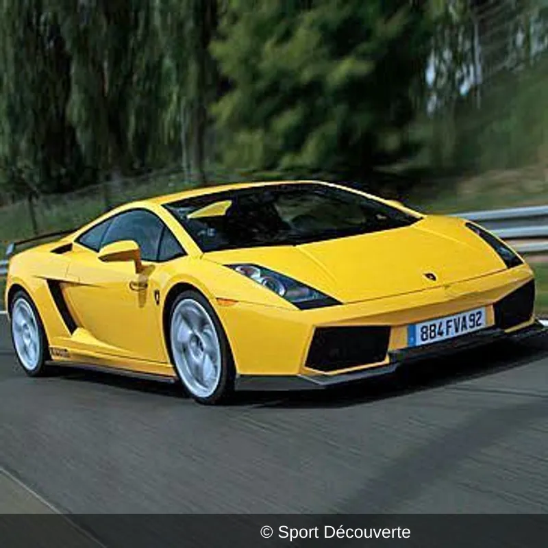 Pilotage Lamborghini Gallardo LP-560 sur le circuit de Montlhéry