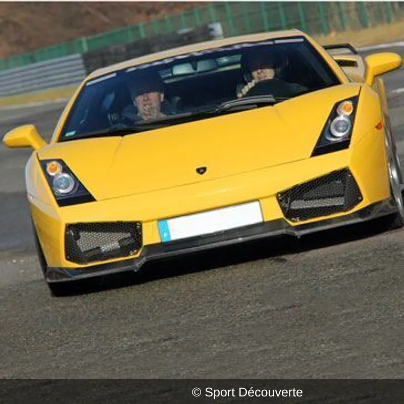 Pilotage Lamborghini Gallardo LP-560 sur le circuit de Trappes