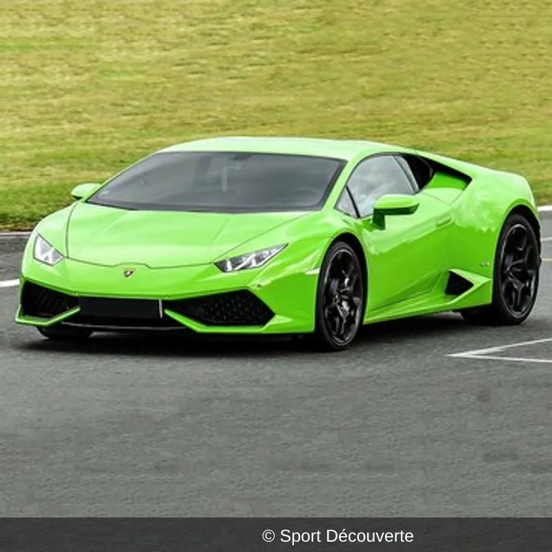 Pilotage Lamborghini Huracan sur le circuit de la Ferté Gaucher