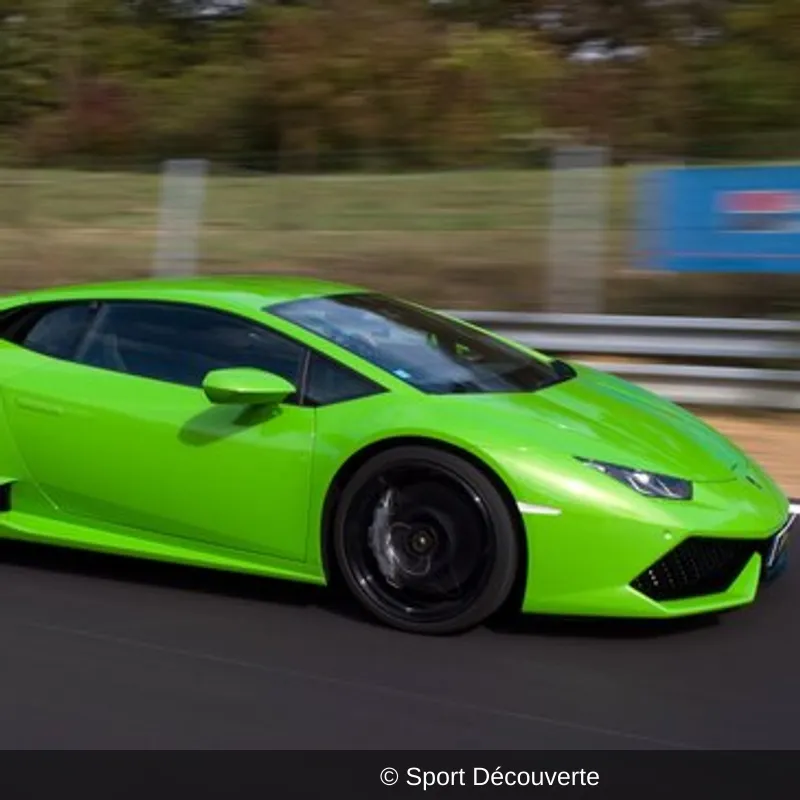 Pilotage Lamborghini Huracan sur le circuit du Roussillon