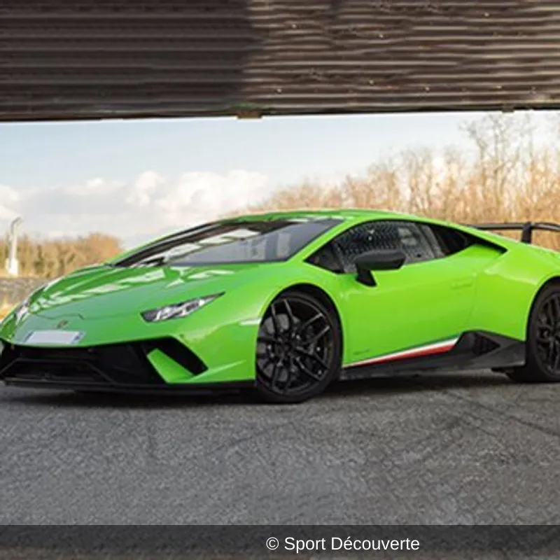 Pilotage Lamborghini Huracan Performante sur le circuit de Lurcy-Lévis