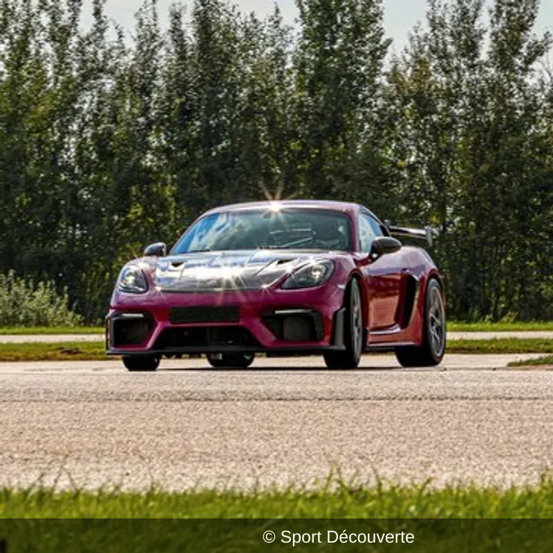 Pilotage Porsche 718 Cayman GT4 RS sur le circuit du Mas du Clos