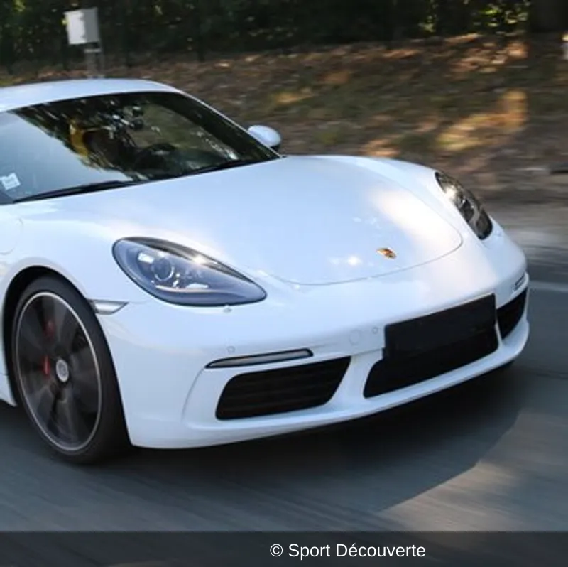 Pilotage Porsche 718 Cayman S sur le circuit de Folembray
