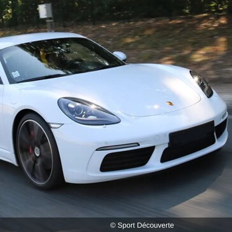 Pilotage Porsche 718 Cayman S sur le circuit du Mas du Clos