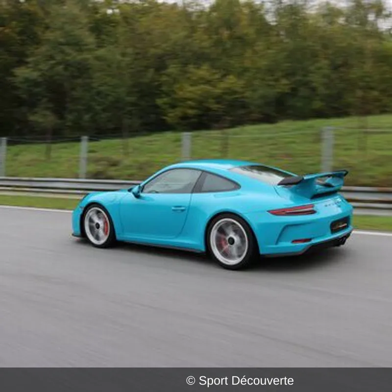 Pilotage Porsche 991 GT3 sur le circuit de Ladoux