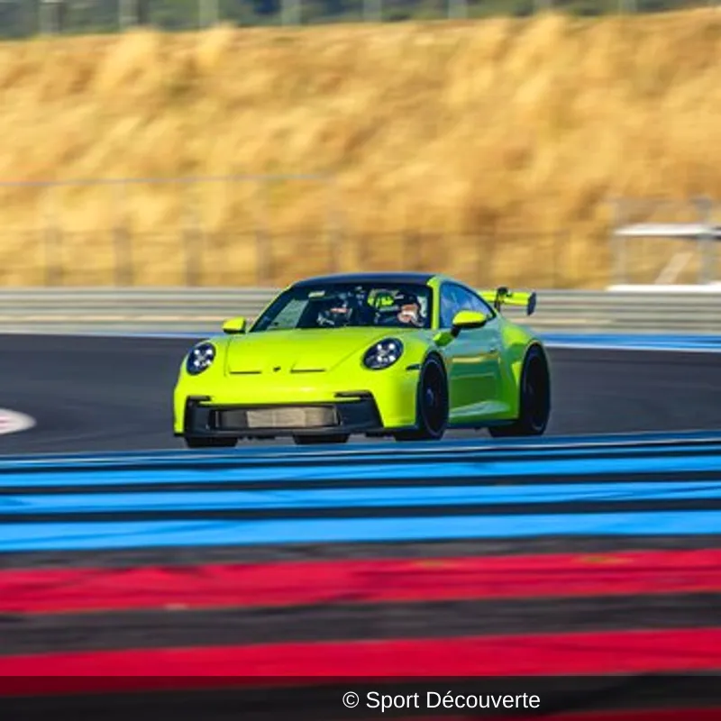 Pilotage Porsche 992 GT3 sur le circuit Paul Ricard au Castellet
