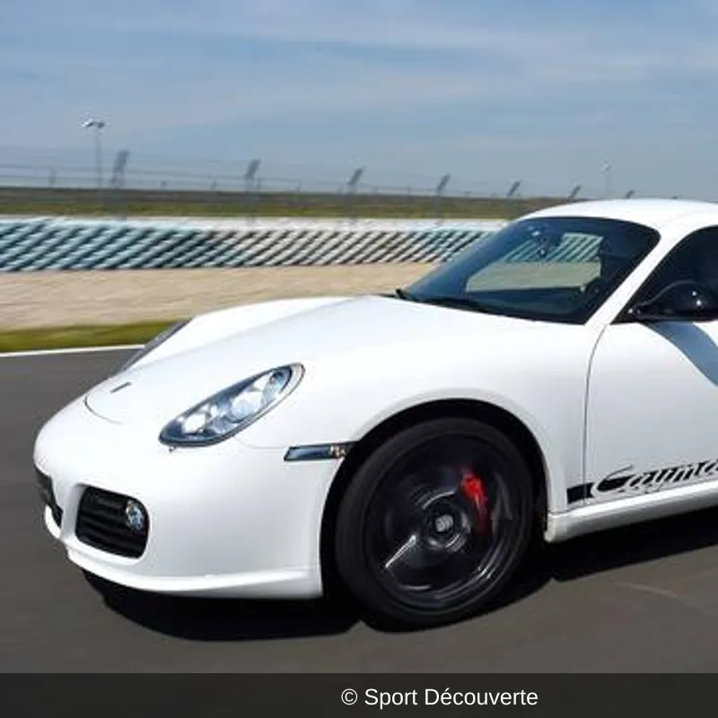 Pilotage Porsche Cayman S sur le circuit de Mirecourt