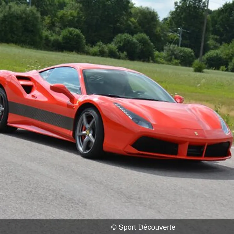 Pilotage sur Route en Ferrari 488 GTB à Abondance